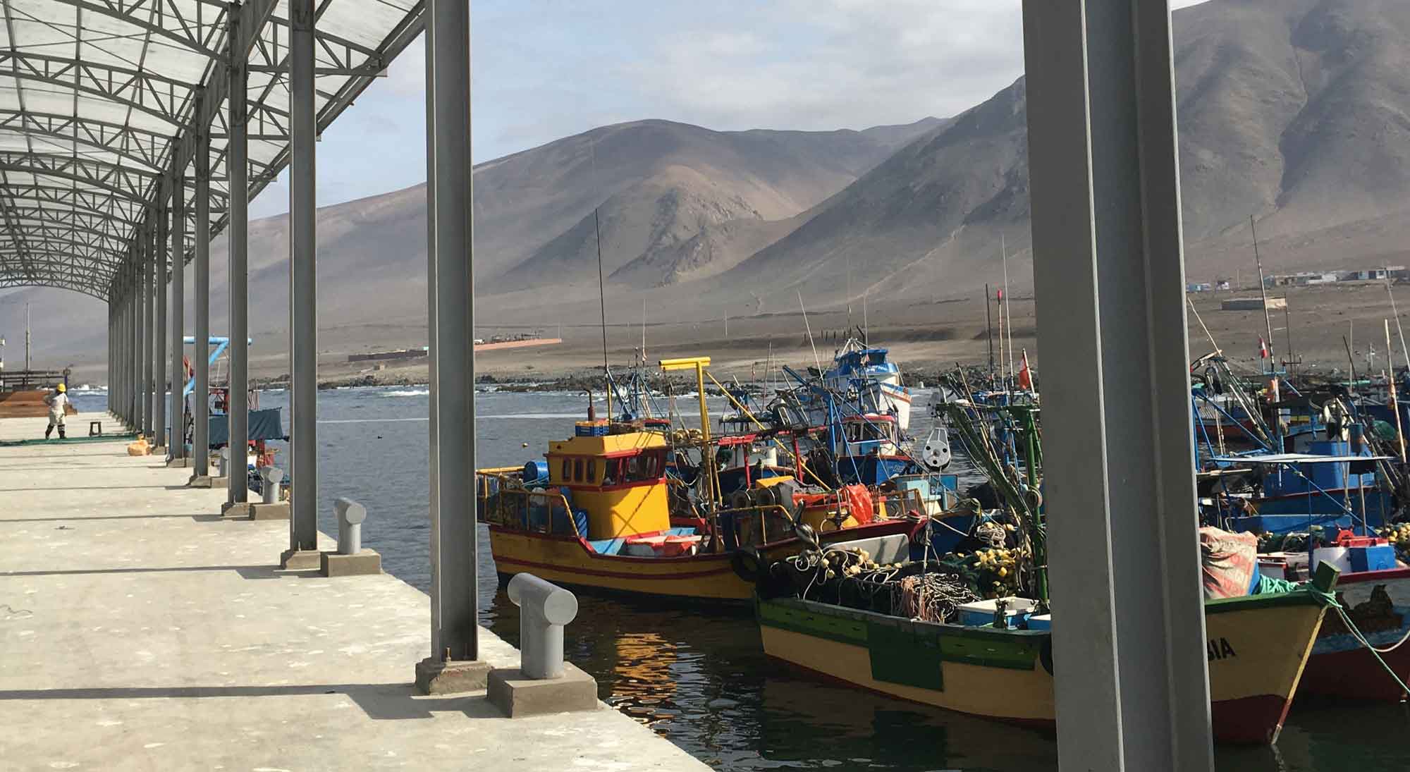 Fishing boats in Puerto de Ilo